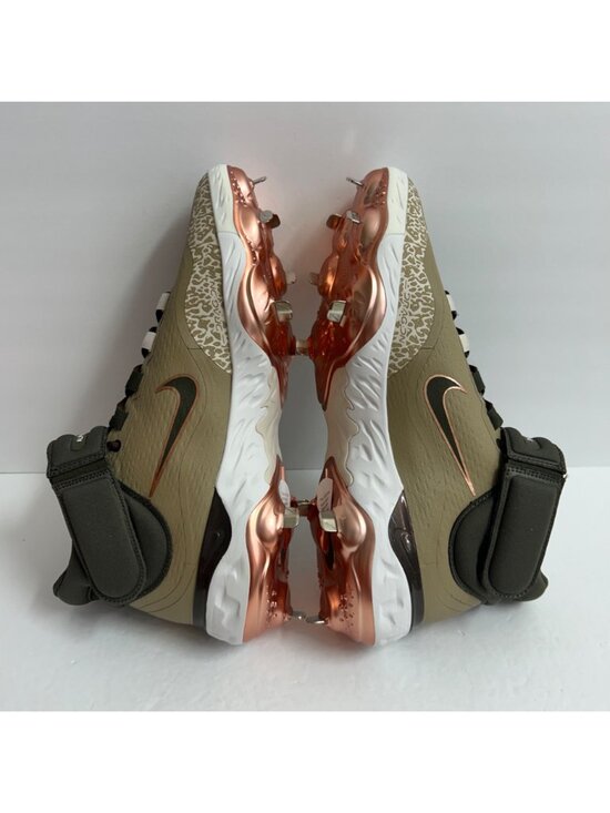 NEW Nike Alpha Huarache Elite 4 Mid RBI Baseball Cleats FZ7344-200 Size 12 Khaki main image 4